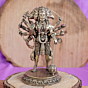 Brass Panchmukhi Hanuman Idol Statue Hindu God Hanuman Murti for Home Temple, Office, Puja Room & Vastu Decor BH11282