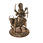 Brass Umiya Maa Idol Goddess Umiya Mata Murti for Home Temple Pooja BH11293