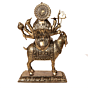 Decorative Brass Meldi Maa Statue for Mandir, Navratri & Spiritual Decor BH11294