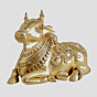 Brass Nandi Statue 9 Inch KBH11306