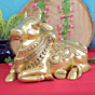 Brass Nandi Statue 9 Inch KBH11306