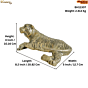 Brass Tiger Statue 4 Inch KBH11307