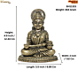 Maa Annapurna Brass Murti for Home Temple, Puja Room & Spiritual Decor BH11315