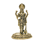 Lord Vishnu Brass Murti for Home Temple, Puja Room & Spiritual Decor BH11322