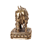 Brass Cow with Calf Statue for Home Temple & Vastu BH11347
