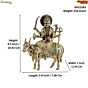 Maa Umiya Brass Murti for Home Temple, Puja Room & Spiritual Decor BH11363