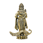Lord Kartikeya Brass Murti for Home Temple, Puja Room & Spiritual Decor BH11364