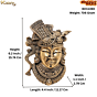 Brass Shreenathji Wall Hanging for Home Temple & Decor BH11390
