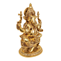 Brass Ganesha Idol KBH11446
