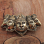 Brass Panchmukhi Hanuman Wall Hanging  KBH11452