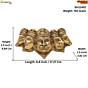 Brass Panchmukhi Hanuman Wall Hanging  KBH11452