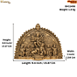 Brass Durga Ma Wall Hanging KBH11456