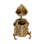 Brass Dog Ink Pot 4 inch KBH11463