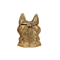 Brass Dog Ink Pot 4 inch KBH11463