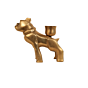 Brass Dog Candle Stand KBH11468