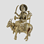 Small Maa Umiya Brass Murti for Home Temple, Car Dashboard & Puja Room BH11491