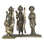 Lord Ram, Sita, Lakshman & Hanuman Brass Murti for Home Temple, Puja Room & Spiritual Decor BH11498
