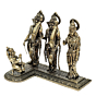 Lord Ram, Sita, Lakshman & Hanuman Brass Murti for Home Temple, Puja Room & Spiritual Decor BH11498