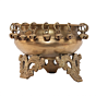 Brass Urli Bowl for Home Decor, Floating Flowers, Diya & Festive Decoration BH11518