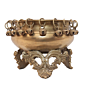 Brass Urli Bowl for Home Decor, Floating Flowers, Diya & Festive Decoration BH11518