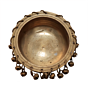 Brass Urli Bowl for Home Decor, Floating Flowers, Diya & Festive Decoration BH11518