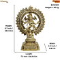 Handmade Brass Natraj Statue |