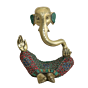 Handmade Brass Ganesha Statue |  KBH11538