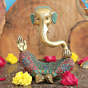 Handmade Brass Ganesha Statue |  KBH11538