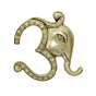 Brass Om Ganesha Hanging 5 Inch KBH11539