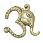 Brass Om Ganesha Hanging 5 Inch KBH11539
