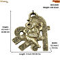 Brass Shree Ganesh Wall Hanging KBH11540