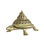Brass Shree Yantra on Tortoise  KBH11541