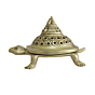Brass Shree Yantra on Tortoise  KBH11541