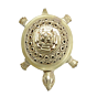 Brass Shree Yantra on Tortoise  KBH11541