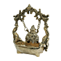 Brass Ganesha on Jula Swing with Urli  KBH11544