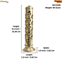 Brass Agarbathi Stand Brass Incense Sticks Holder KBH11556