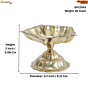 Brass Divi Deepak Diya Height 2 Inch KBH11563