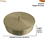 Brass Masala Box 3 Inch KBH11572