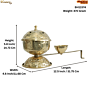 Brass Dhoop Dani  KBH11574