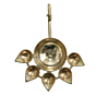 Brass Aarati Diya Height 5 Inch KBH11584
