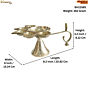 Brass Aarati Diya Deepak KBH11585