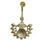 Brass Aarti Diya Height 6 Inch KBH11587