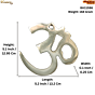 Brass OM Sculptures For Wall Hanging KBH11596