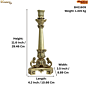 Brass Candle Stand KBH11609