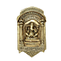 Brass Ganesha Wall Hanging 8 Inch KBH11611