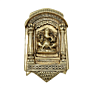 Brass Ganesha Wall Hanging 8 Inch KBH11611