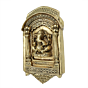 Brass Ganesha Wall Hanging 8 Inch KBH11611