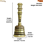 Brass Bell Ghanti for Pooja KBH11613