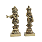 Brass Radha & krishna Standing Statue 3 Inch KBH11615