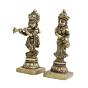 Brass Radha & krishna Standing Statue 3 Inch KBH11615